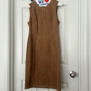 Calvin Klein Suede Dress